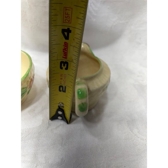 OG Basket Weave Cream Sugar Set Made in Japan - Picture 7 of 7